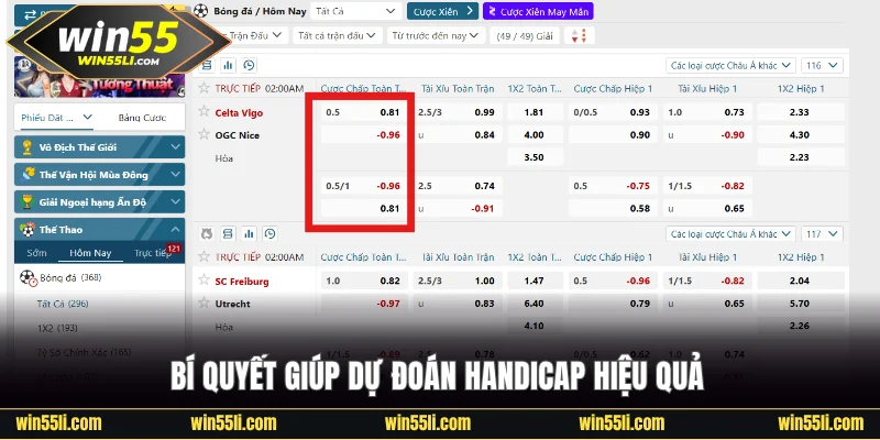 Bí quyết giúp dự đoán handicap hiệu quả