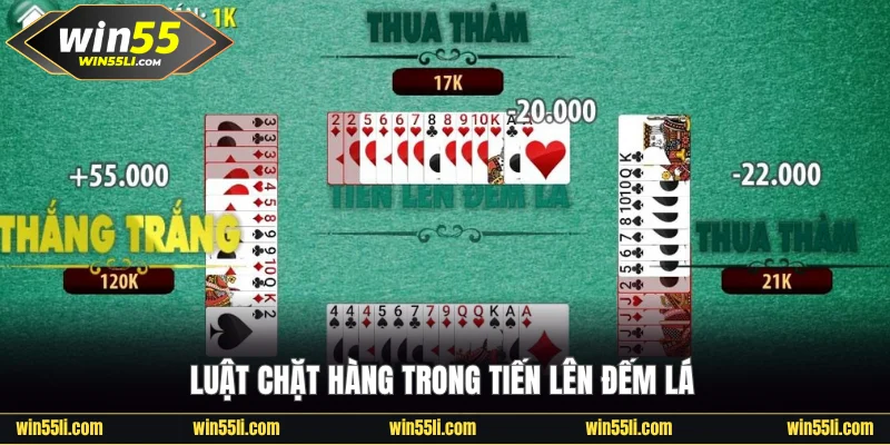 Luật chặt hàng Tiến Lên Đếm Lá